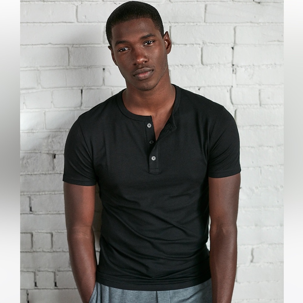 Express Henley Tee | Express